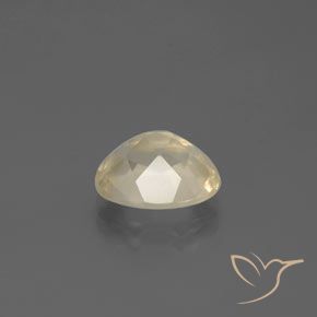 Andesina Labradorite Oro chiaro naturale da 2.46 ct, Ovale, Trasparente