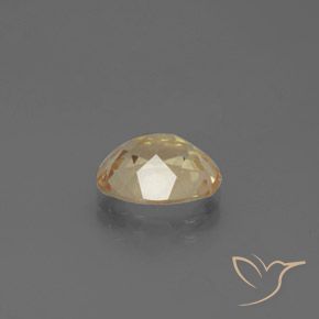Andesina labradorite naturale dorato da 2,21 ct, taglio ovale, trasparente