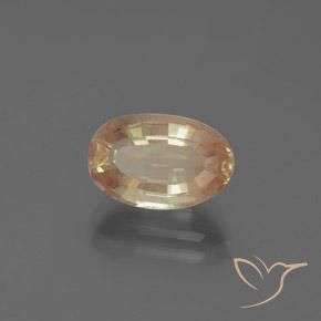 Andesina Labradorite Pesca-Oro naturale da 2.71 ct, Ovale, Trasparente