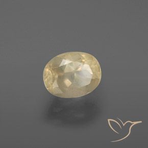Andesina Labradorite Giallo chiaro naturale da 2.01 ct, Ovale, Trasparente