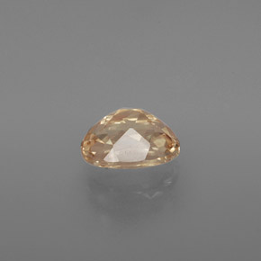 Andesina Labradorite Miele arancione naturale da 1.71 ct, Taglio ovale, Trasparente