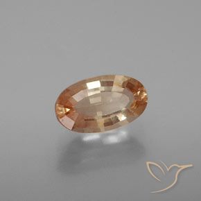 Andesina Labradorite Pesca media naturale da 1.48 ct, Taglio ovale, Trasparente