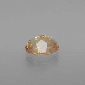 Andesina labradorite naturale dorato da 1,91 ct, taglio ovale, trasparente