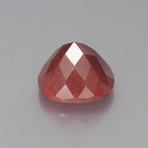 Andesina labradorite naturale rosso da 2,38 ct, taglio a cuscino, traslucido