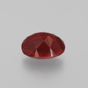 Andesina labradorite naturale rosso da 2,10 ct, taglio ovale, traslucido