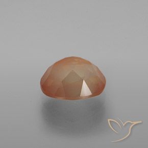 Andesina Labradorite Pesca-Oro naturale da 3.04 ct, Ovale, Trasparente