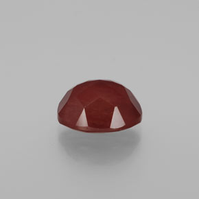 Andesina Labradorite Miele rosso naturale da 4.09 ct, Taglio ovale, Traslucido