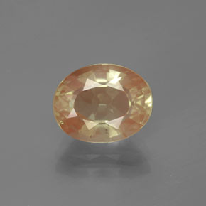 Andesina Labradorite Arancione-Oro naturale da 2.98 ct, Taglio ovale, Trasparente