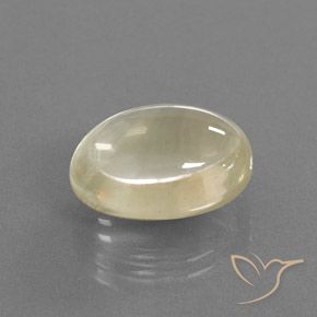 Andesina Labradorite Color crema naturale da 10.97 ct, Ovale, Trasparente