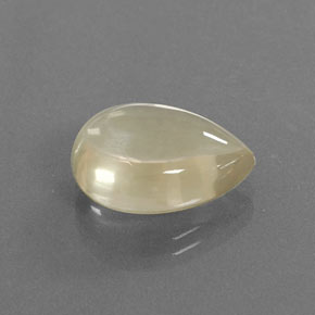 Andesina labradorite naturale oro da 8,93 ct, taglio a pera, trasparente