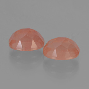 Andesina labradorite naturale rosso da  ct, taglio ovale, trasparente