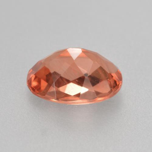 Andesina labradorite naturale rosso da 0,72 ct, taglio ovale, VVS-VS