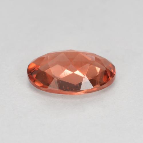 Andesina labradorite naturale rosso da 0,65 ct, taglio ovale, VVS