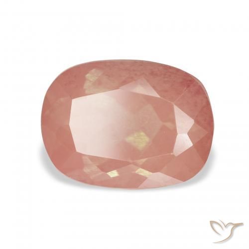 Andesina Labradorite Rosso arrossato naturale da 3.01 ct, Cuscino, Trasparente