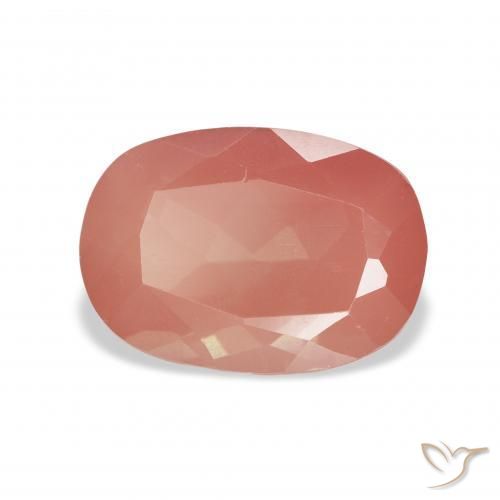 Andesina Labradorite Rosso medio naturale da 3.44 ct, Cuscino, Trasparente