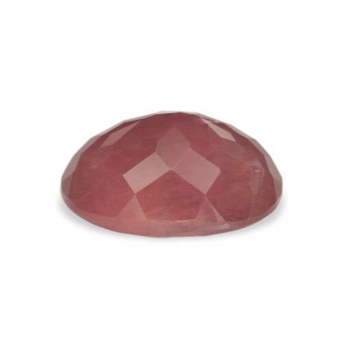 Andesina Labradorite Medium Dark-Pink naturale da 2.30 ct, Ovale, Traslucido