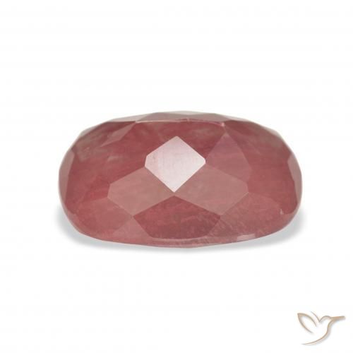 Andesina Labradorite Rosa scuro naturale da 4.08 ct, Cuscino, Trasparente