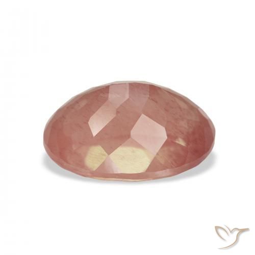 Andesina Labradorite Rosso medio naturale da 4.03 ct, Ovale, Trasparente