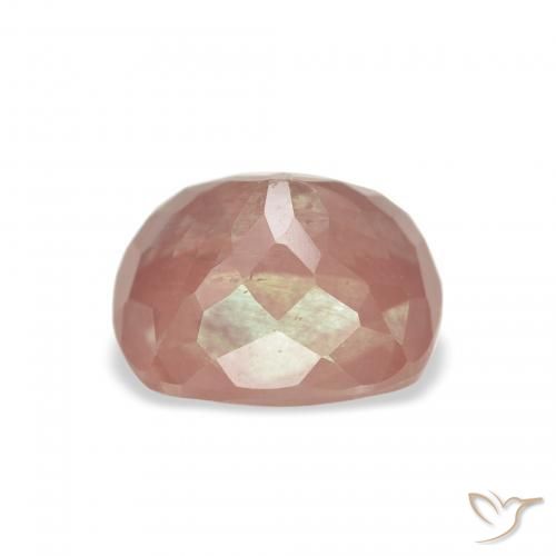 Andesina Labradorite Rosso arancione naturale da 2.71 ct, Cuscino, Trasparente