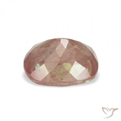 Andesina Labradorite Rosso arancione naturale da 2.25 ct, Cuscino, Trasparente