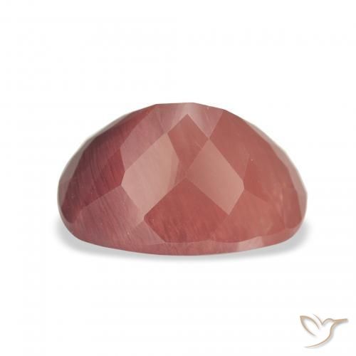 Andesina Labradorite Rosso medio naturale da 3.02 ct, Cuscino, Traslucido