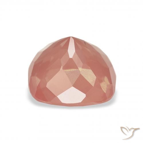 Andesina Labradorite Rosa medio naturale da 2.60 ct, Cuscino, Trasparente