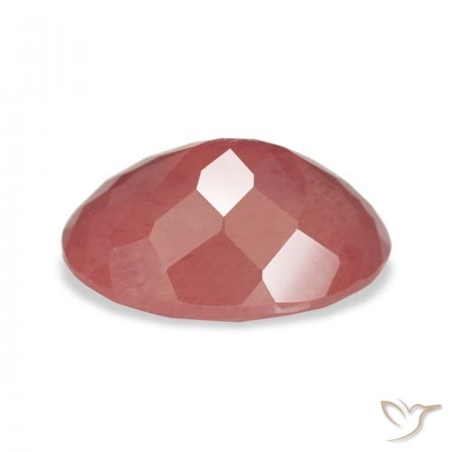 Andesina Labradorite Rosso medio naturale da 4.60 ct, Ovale, Trasparente