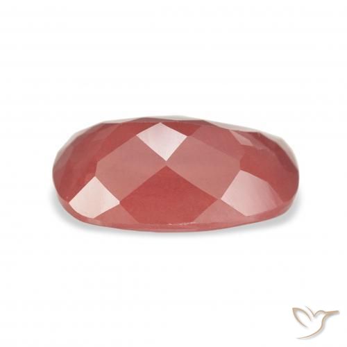 Andesina Labradorite Arancio rossastro pallido naturale da 3.24 ct, Cuscino, Trasparente