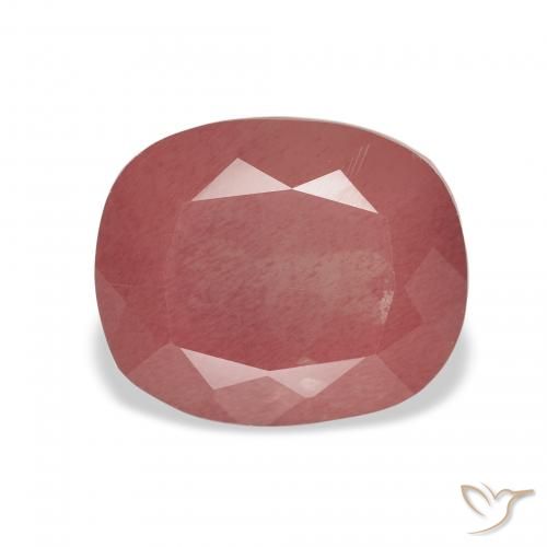 Andesina Labradorite Rosso medio naturale da 3.19 ct, Cuscino, Trasparente