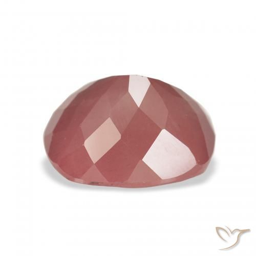 Andesina Labradorite Rosso medio naturale da 3.19 ct, Cuscino, Trasparente