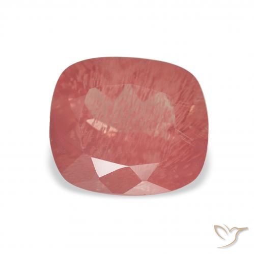 2.05ct Naturale Rosso arrossato Andesina Labradorite, Cuscino, Trasparente