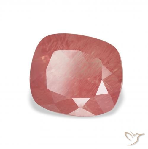 Andesina Labradorite Rosso arrossato naturale da 2.05 ct, Cuscino, Trasparente