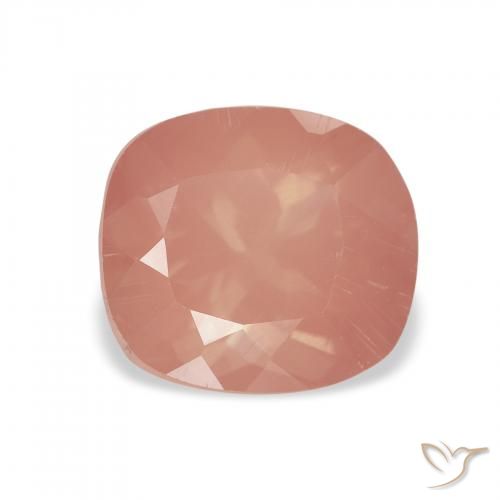 2.32ct Naturale Rosa medio Andesina Labradorite, Cuscino, Trasparente