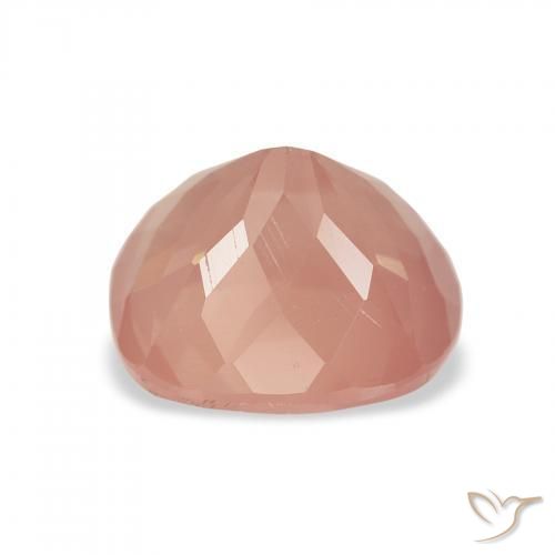 Andesina Labradorite Rosa medio naturale da 2.32 ct, Cuscino, Trasparente