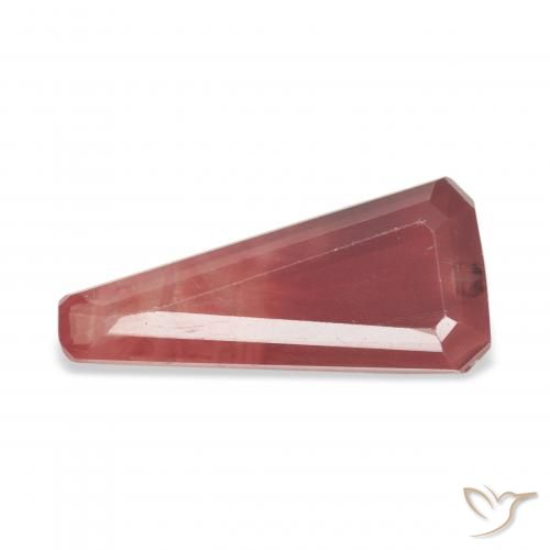 2.07ct Naturale Rosso medio Andesina Labradorite, Taglio a fantasia, Trasparente