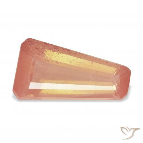 Andesina Labradorite Arancione rossastra naturale da 6.74 ct, Taglio a fantasia, Trasparente