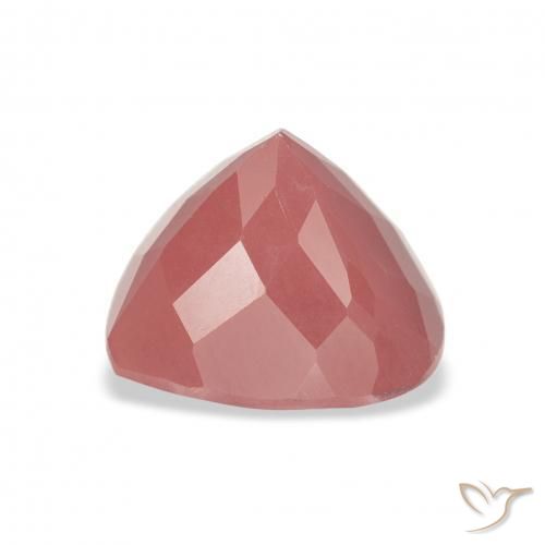 Andesina Labradorite Rosa arancione naturale da 3.32 ct, Forma a pera, Traslucido