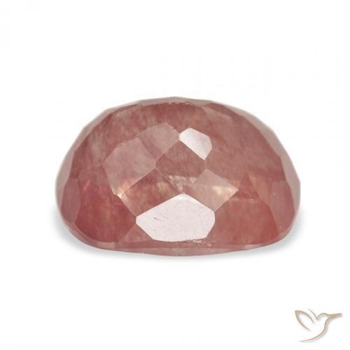 Andesina Labradorite Rosso medio naturale da 3.23 ct, Cuscino, Trasparente
