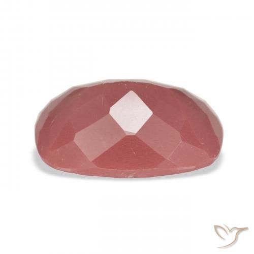 Andesina Labradorite Arancio rossastro pallido naturale da 6.11 ct, Cuscino, Traslucido