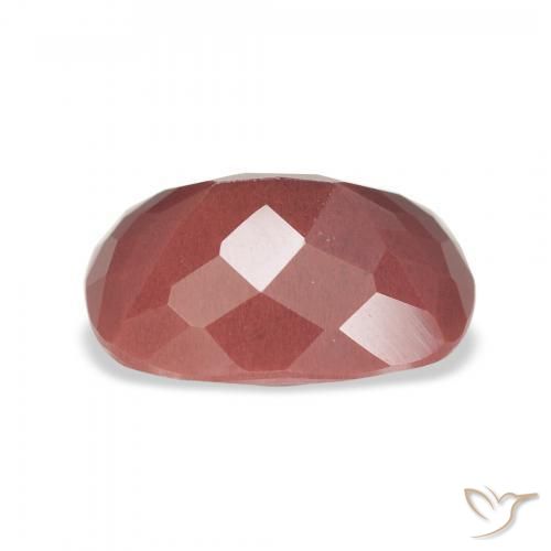 Andesina Labradorite Rosa rosa naturale da 3.07 ct, Cuscino, Traslucido