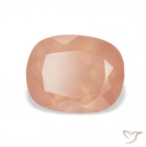 Andesina Labradorite Arancio rossastro chiaro naturale da 2.28 ct, Cuscino, Trasparente