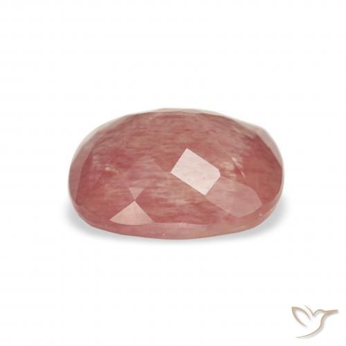 Andesina Labradorite rosa lampone naturale da 1.33 ct, Cuscino, Trasparente