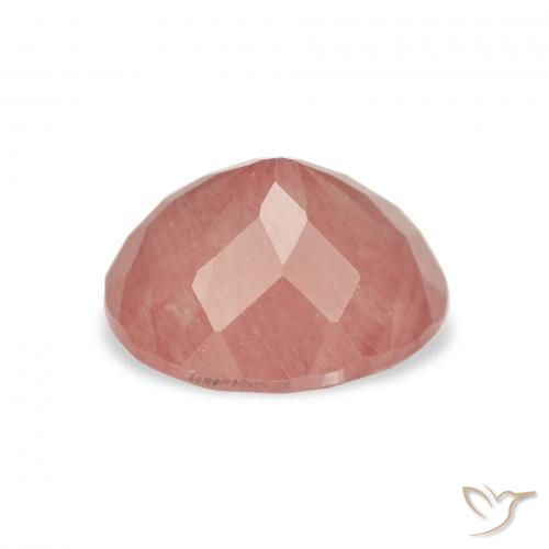 Andesina Labradorite Arancio rossastro pallido naturale da 2.25 ct, Ovale, Traslucido