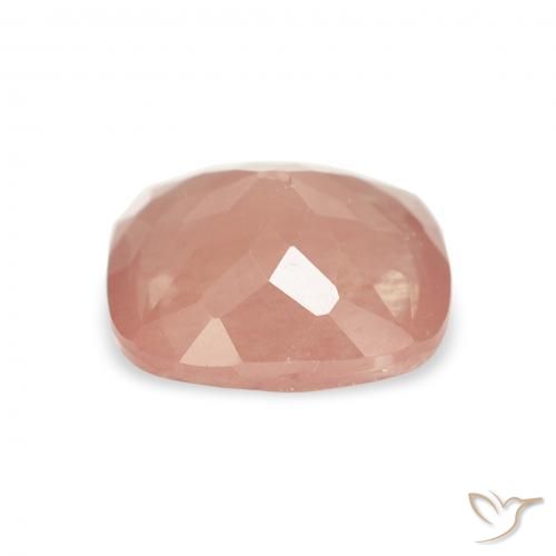 Andesina Labradorite Rosa chiaro naturale da 1.50 ct, Cuscino, Trasparente