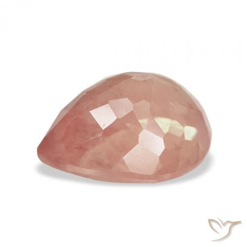 Andesina Labradorite Rosso medio naturale da 3.24 ct, Forma a pera, Trasparente