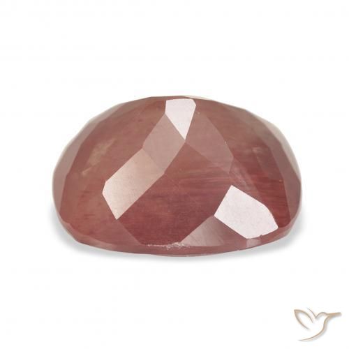Andesina Labradorite Rosso arancione naturale da 5.27 ct, Cuscino, Trasparente