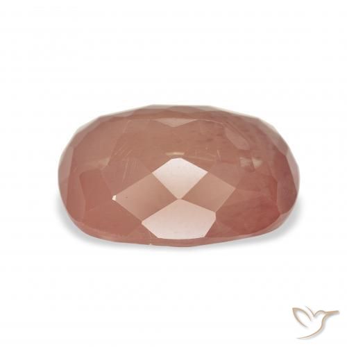 Andesina Labradorite Rosso medio naturale da 4.26 ct, Cuscino, Trasparente