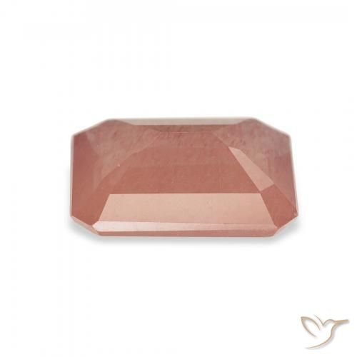 Andesina Labradorite Rosso medio naturale da 2.49 ct, Ottagonale / Taglio smeraldo, Trasparente