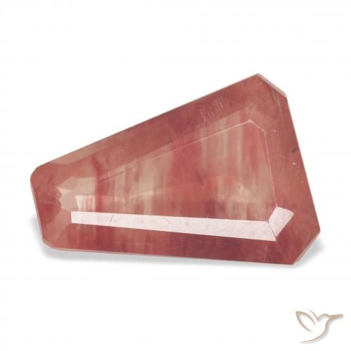 3.71ct Naturale Sangue rosso Andesina Labradorite, Taglio a fantasia, Trasparente