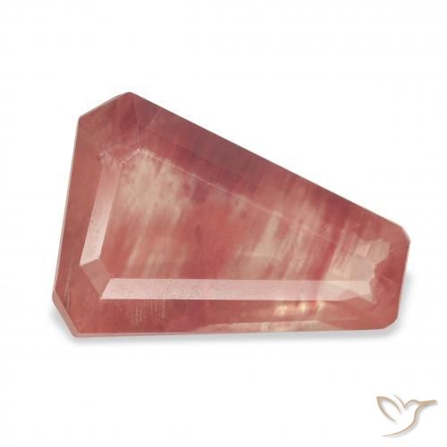 Andesina Labradorite Sangue rosso naturale da 3.71 ct, Taglio a fantasia, Trasparente